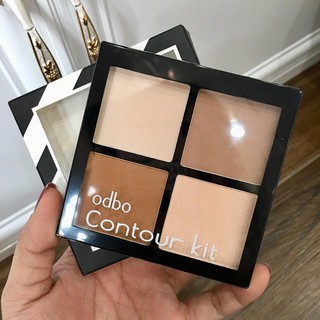 Bảng phấn tạo khối 4 ô Odbo Contour Kit Thái Lan