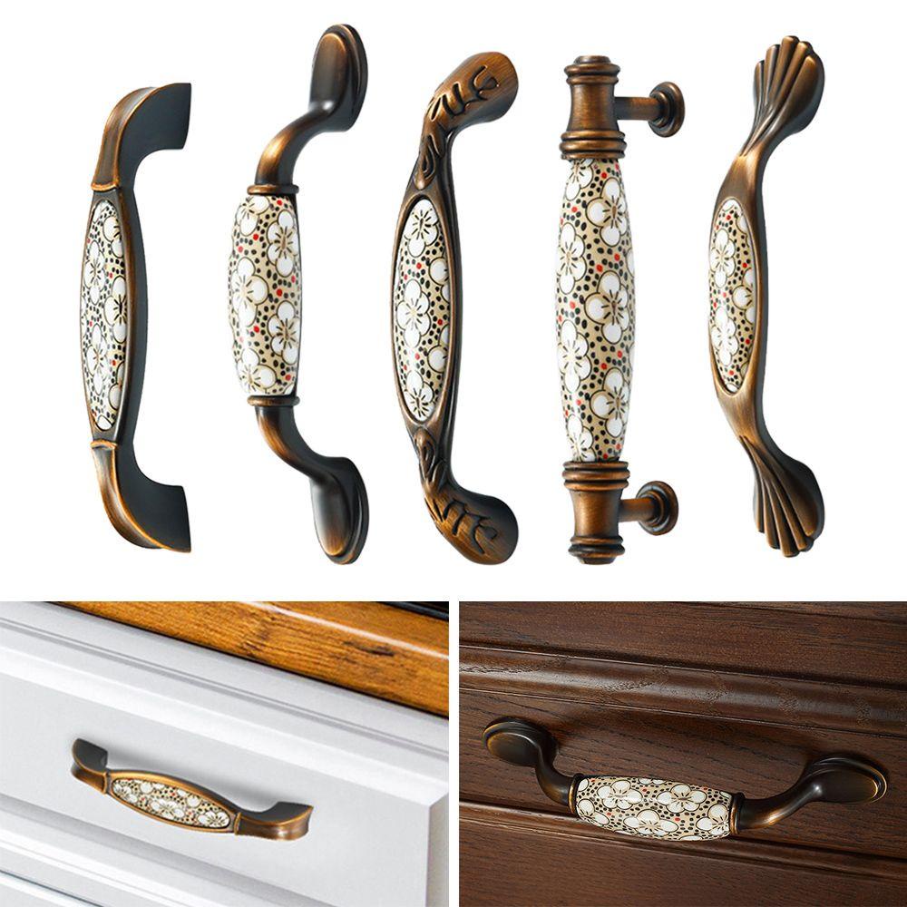 JANE Tay Nắm Ngăn Kéo Tủ Phong Cách Vintage Châu Âu
