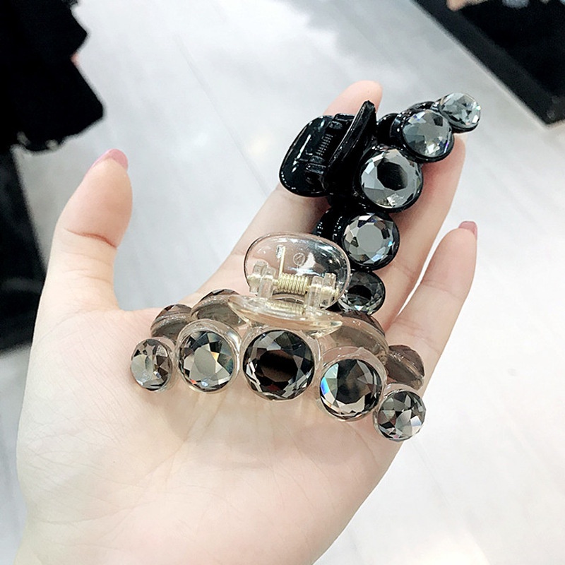 Kẹp Tóc Đính Đá Pha Lê Phong Cách Hàn Quốc Cho Nữ