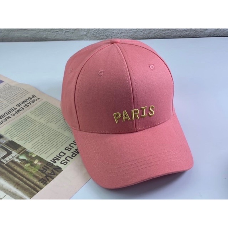Nón lưỡi chai, nón kết nam nữ thêu chữ Paris thời trang, phong cách