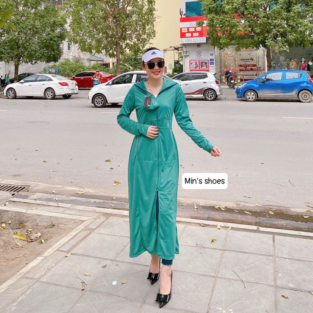 Min's Shoes - Áo Chống Nắng Dáng Dài Hai Lớp Áo 334