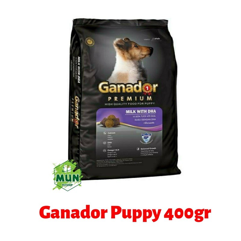 Thức ăn hạt cho chó Ganador puppy 400gr