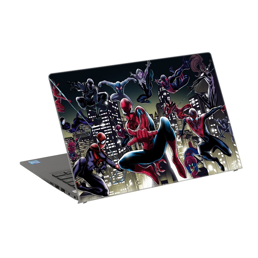 Skin Laptop In Hình Spider Verse Avenger Dành Cho Các Dòng Máy Dell Hp Asus Msi Acer Lenovo Macbook Theo Yêu Cầu