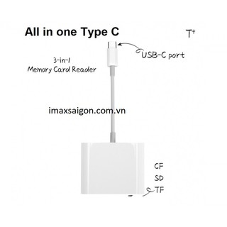 ĐẦU ĐỌC THẺ TF, SD, CF TYPE C CHO MAC, ĐIỆN THOẠI
