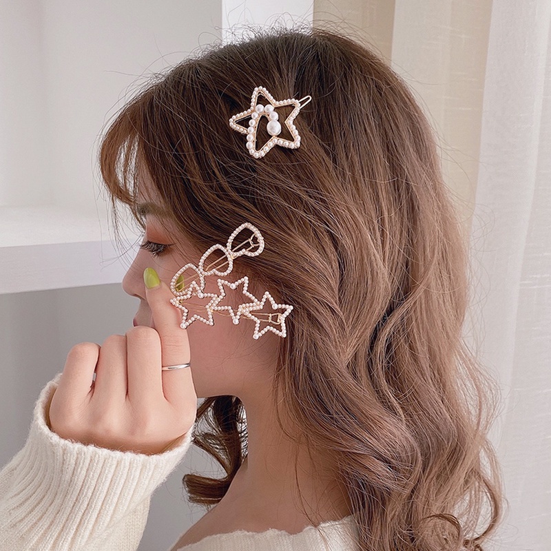 Kẹp TóC HìNh Nơ ĐíNh Kim Cương Giả ThờI Trang Cho Nữ