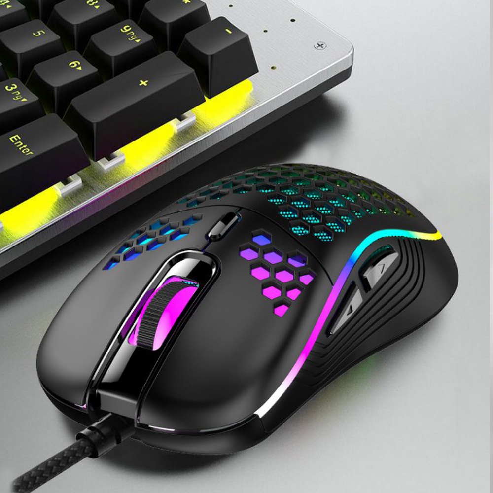 Chuột Gaming Có Dây YINDIAO D110, Led RGB DPI 4800 Phù Hợp Văn Phòng Và Chơi Game