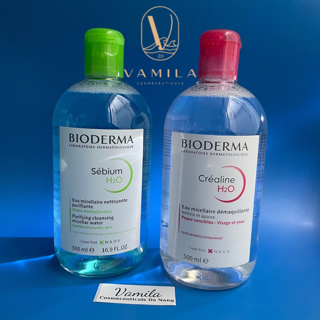 NƯỚC TẨY TRANG BIODERMA H2O LÀM SẠCH DA 500ML