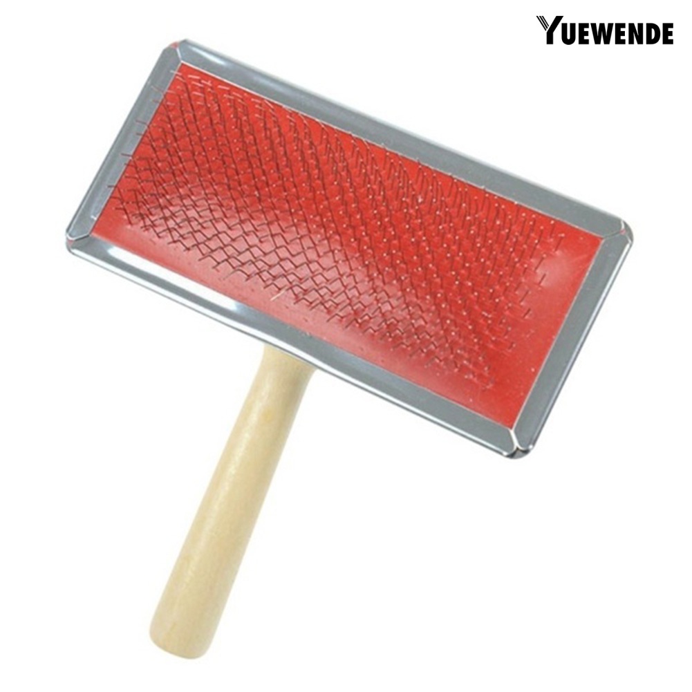 Lược Chải Lông Thú Cưng Cán Gỗ