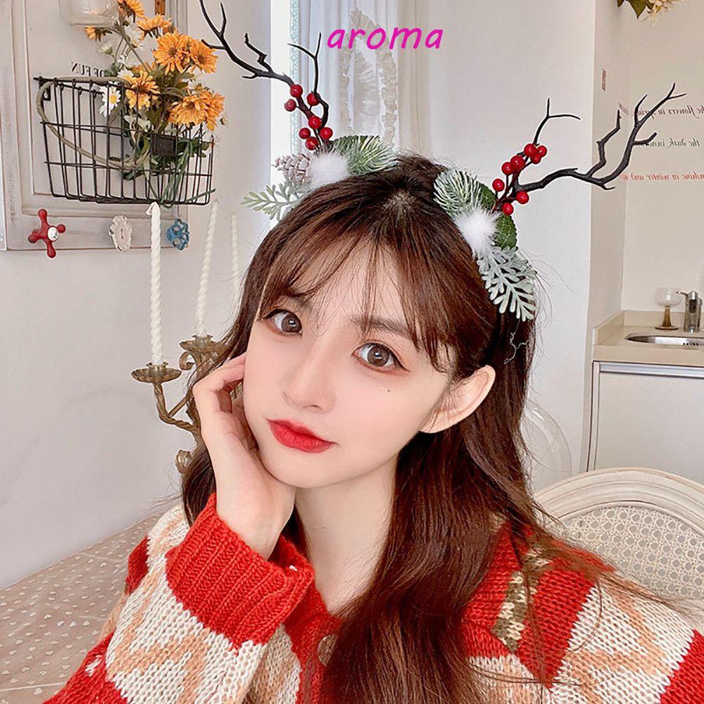 Băng Đô Cài Tóc Hình Sừng Hươu Dễ Thương Cho Nữ