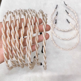 Cài tóc hạt cườm trắng phong cách tiểu thư - shopliam