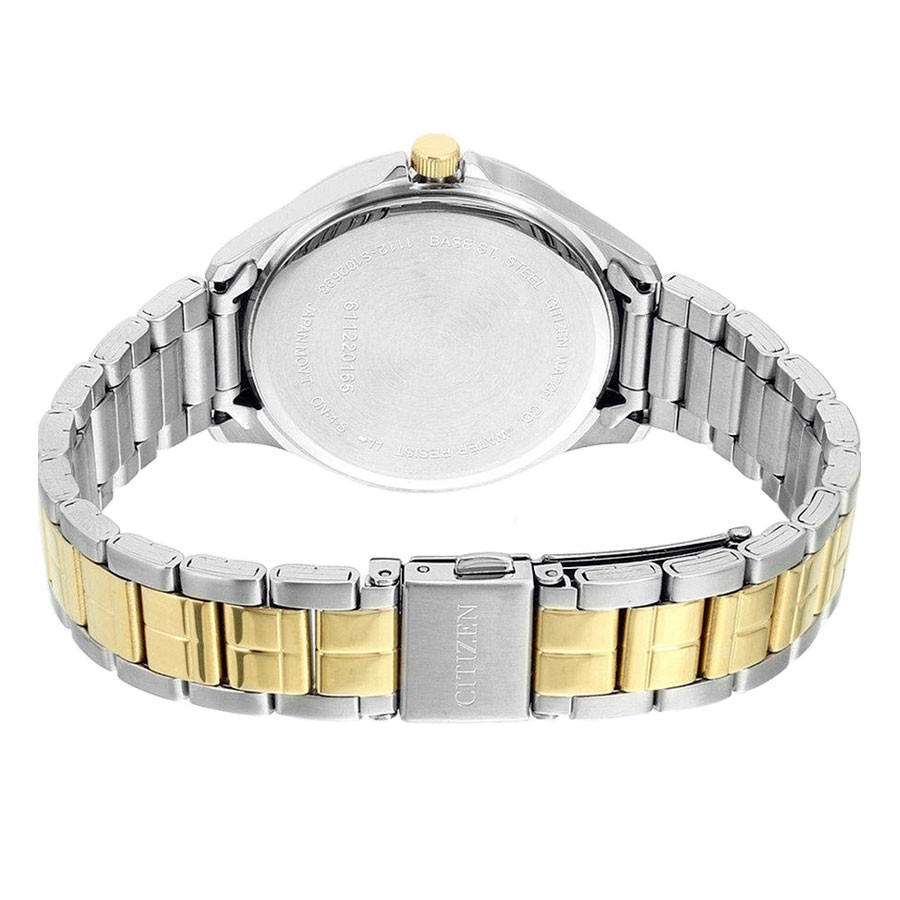 Đồng Hồ Nữ Citizen Đính Đá Swarovski Dây Thép Không Gỉ EV0054-54D - Mặt Xà Cừ