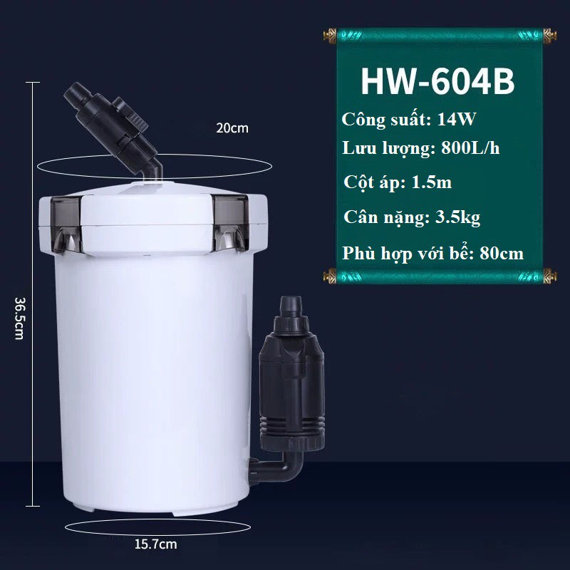 Lọc thùng SUNSUN EW-604B HW-604B