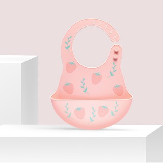 Yếm ăn dặm cho bé platinum silicone KUB