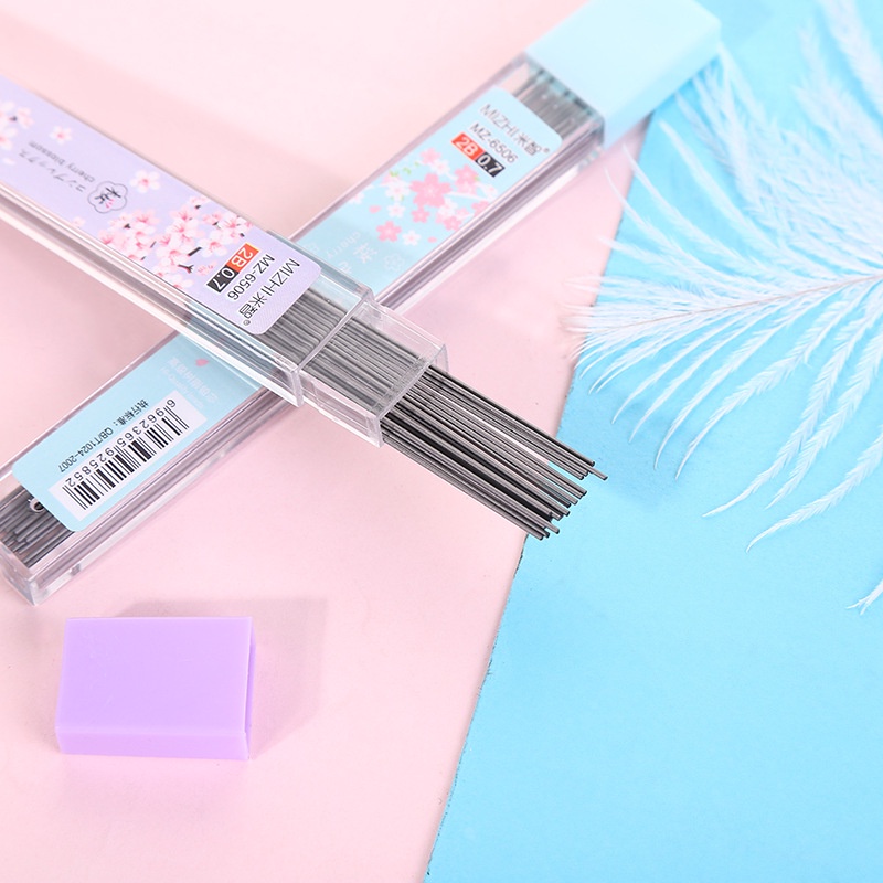 Bút Chì 2B Ngòi 0.5mm Hình Hoa Anh Đào Lãng Mạn
