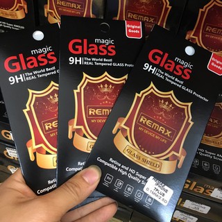 Kính Cường Lực iphone Remax Sịn 0.1mm _Miếng Dán iphone Hàng đóng hộp kèm giấy lau