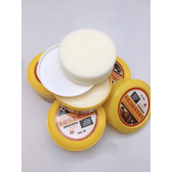 Sáp lau đồ da tặng miếng mút lau