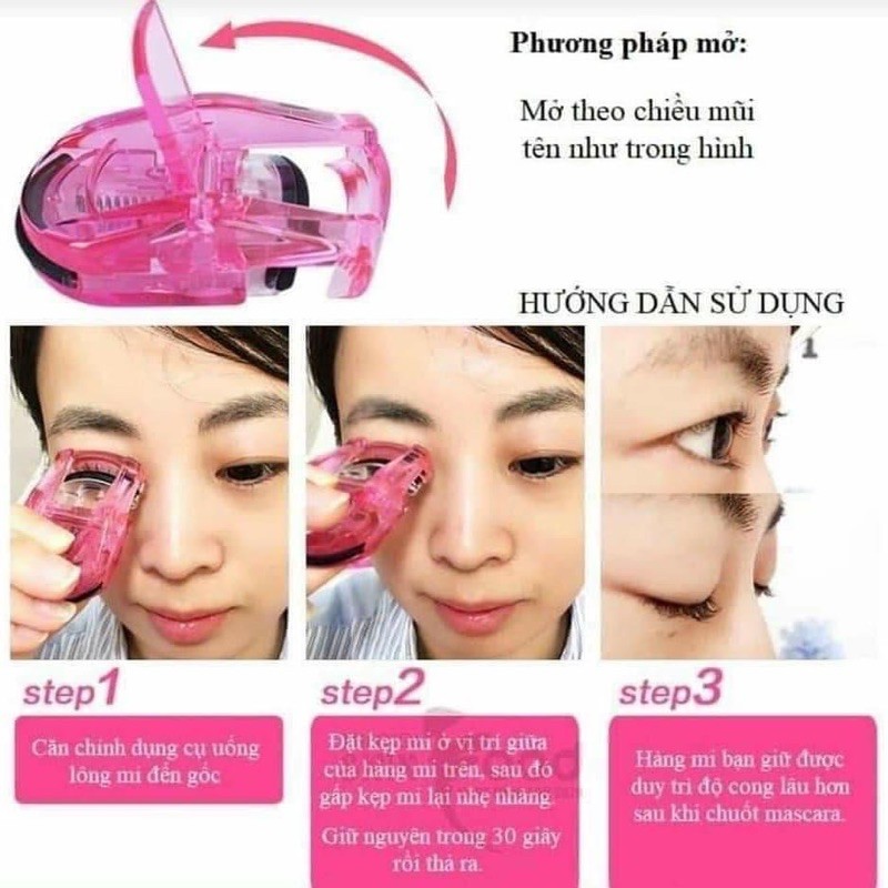 (Có bill) Kẹp cong mi Daiso Nhật