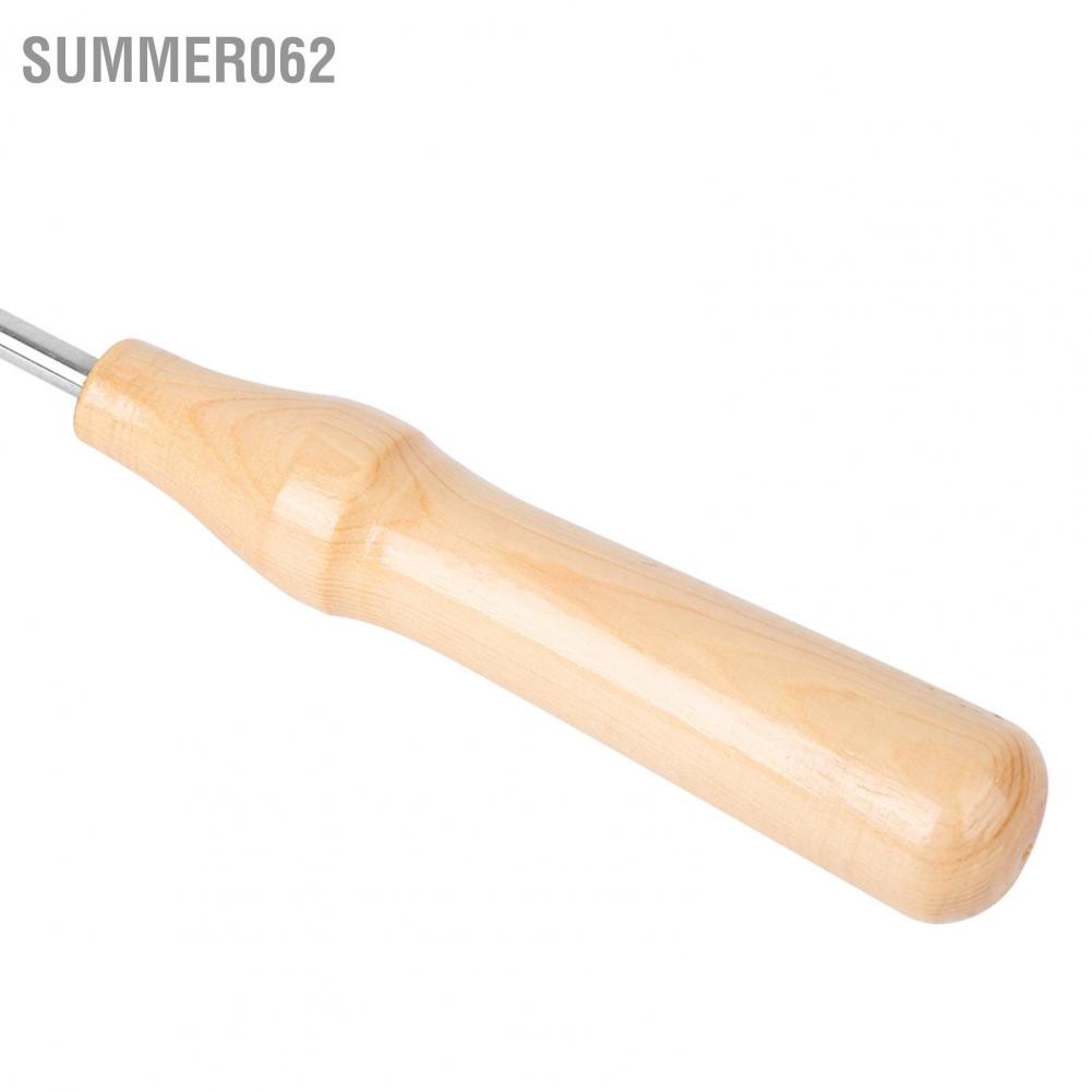 Summer062 Stainless Steel Mini Wooden Handle Mix Shrimp Bait Shovel Fishing Tackle for Fisherman