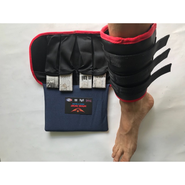 Chì Đeo chân tập thể lực - phục hồi chức năng chân - giảm cân hiệu quả nặng 3.5kg