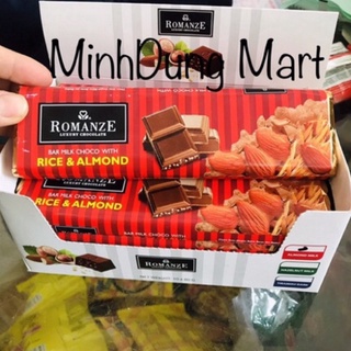 Xả Kho Socola thanh Romanze bar milo choco with rice & almond