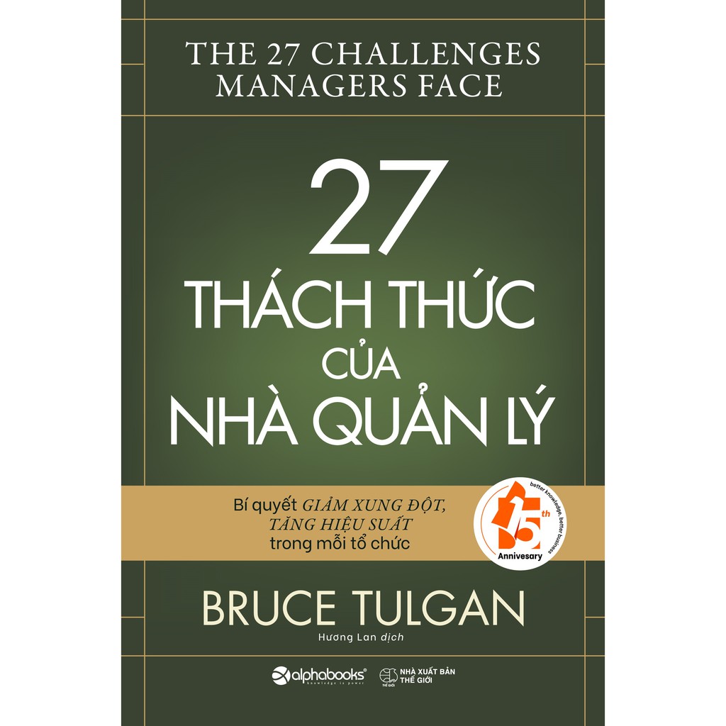 Sách - 27 Thách Thức Của Nhà Quản Lý | BigBuy360 - bigbuy360.vn