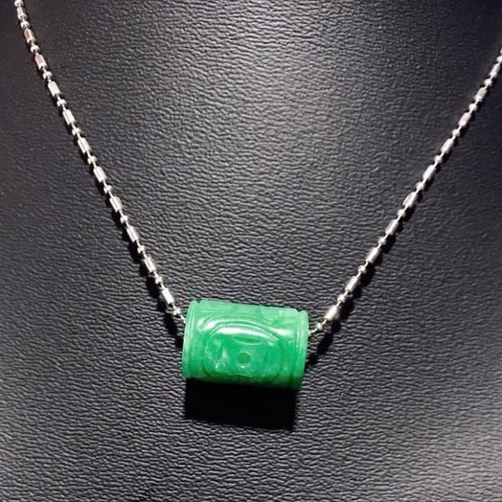 DÂY CHUYỀN LU THỐNG NGỌC MÀU SƠN THỦY - MẪU KHÚC