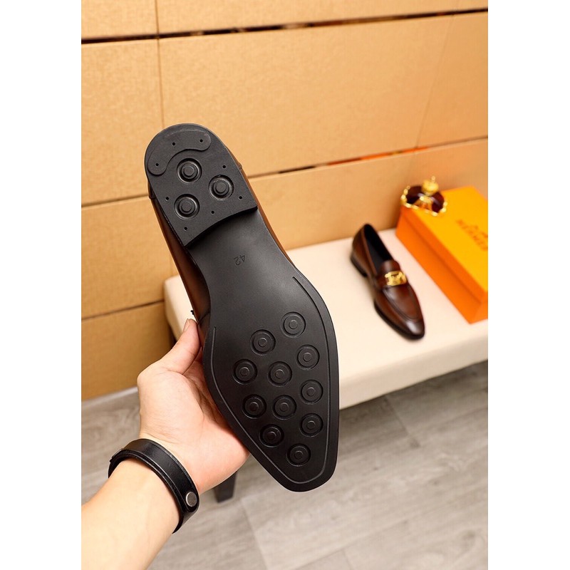 Giày tây của nam thương hiệu Hermes HM da thật cao cấp thiết kế thời thượng