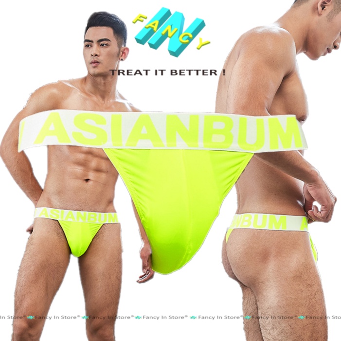 Lọt Khe Nam ASIANBUM Cao Cấp Gợi Cảm, Quần Lót Nam Thun Lạnh Sexy Fancy In - th008