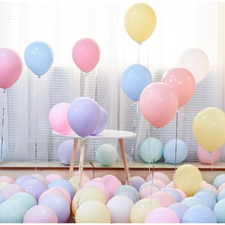 10 Chiếc 10 Inch Nhiều Màu Sắc Macaron Bóng Belon Cho Tiệc Sinh Nhật Trang Trí Kỷ Niệm Đám Cưới