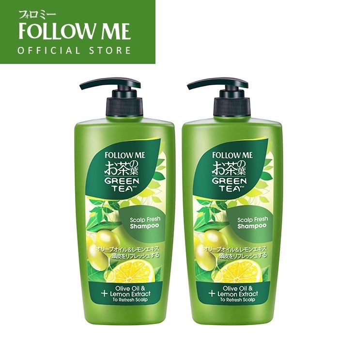 Dầu Gội Đầu cho tóc dầu, da đầu nhờn Follow Me Trà Xanh Thế Hệ Mới Scalp Fresh (Combo 02 chai 320ml) | BigBuy360 - bigbuy360.vn