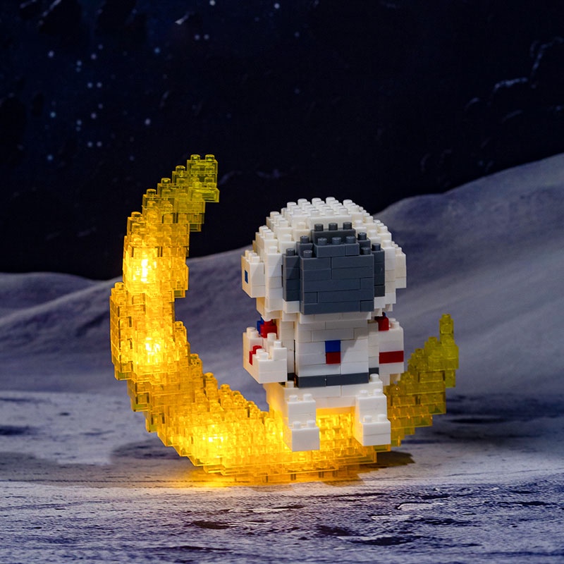 Đồ chơi thông minh lego cho bé xếp hình 3d phi hành gia King Of Gifts