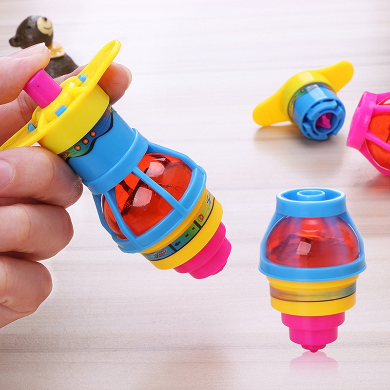 1 Con Quay Đồ Chơi Có Đèn Led Phát Sáng Nhiều Màu Sắc Cho Trẻ Em