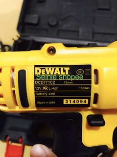 Máy khoan vặn vít dùng Pin DeWALT DCD771C2