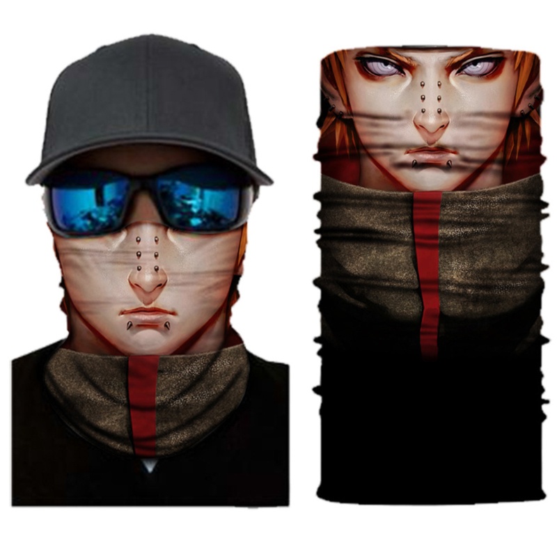Wmmb Băng Đô Dạng Ống Che Mặt Và Cổ Chống Gió Chống Nắng In Hình Chú Hề Đáng Sợ Liền Mạch Ma Thuậ
