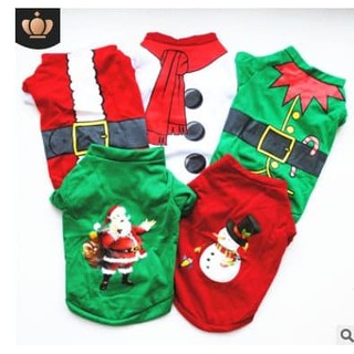 Áo thun noel cho chó mèo