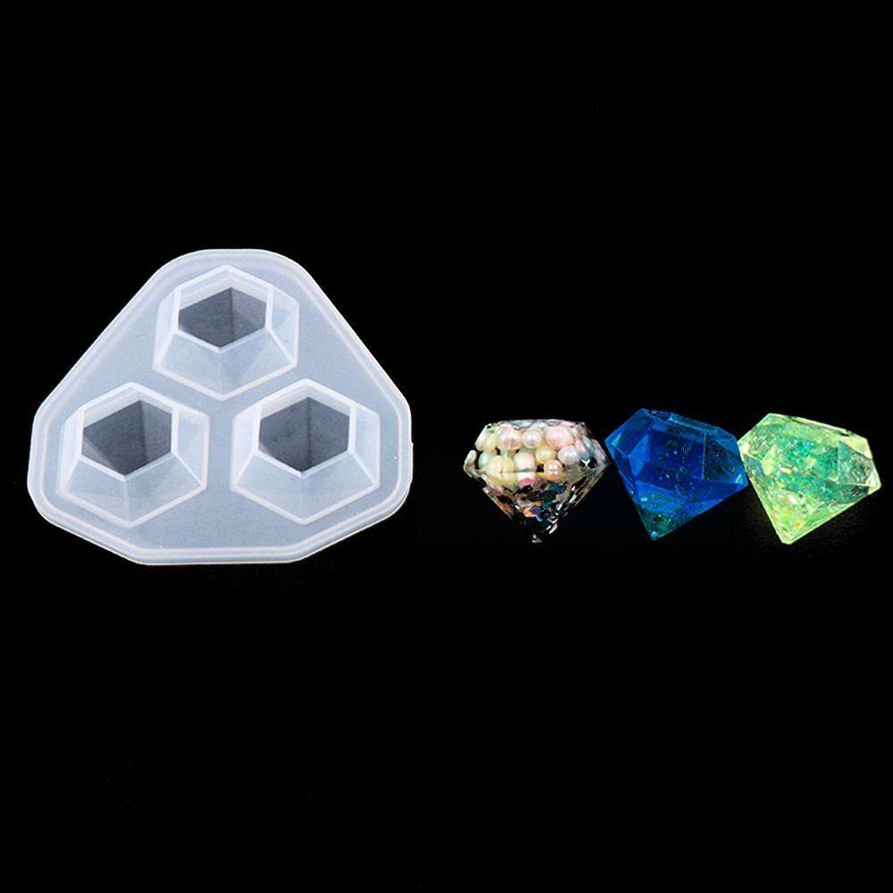 YIYU Khuôn Silicone Hình Kim Cương Làm Đồ Thủ Công