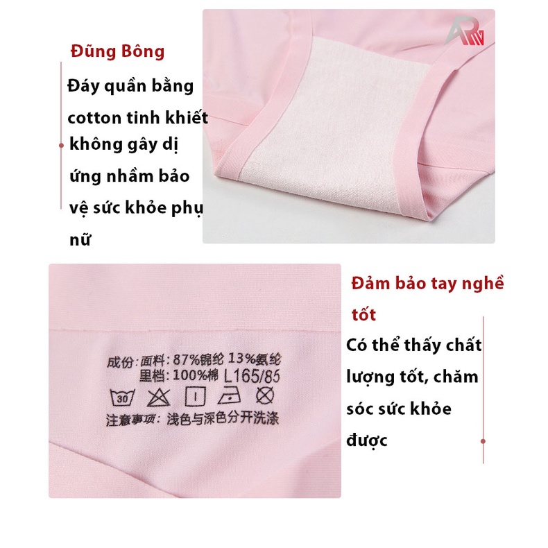 Combo 5 Quần lót su bầu cạp chéo - Quần cho mẹ bầu sau sinh chính hãng