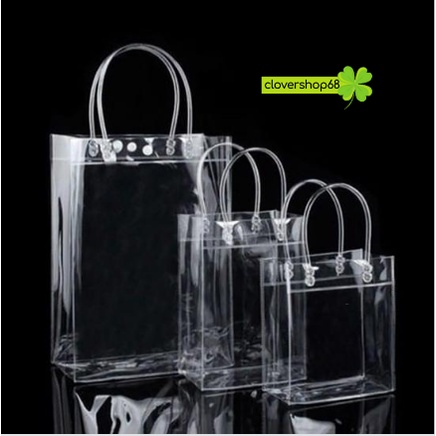 Túi Trong Suốt Xách Tay, Túi Đựng Đồ Đa Dụng Trong Suốt🍀 Clovershop68 🍀