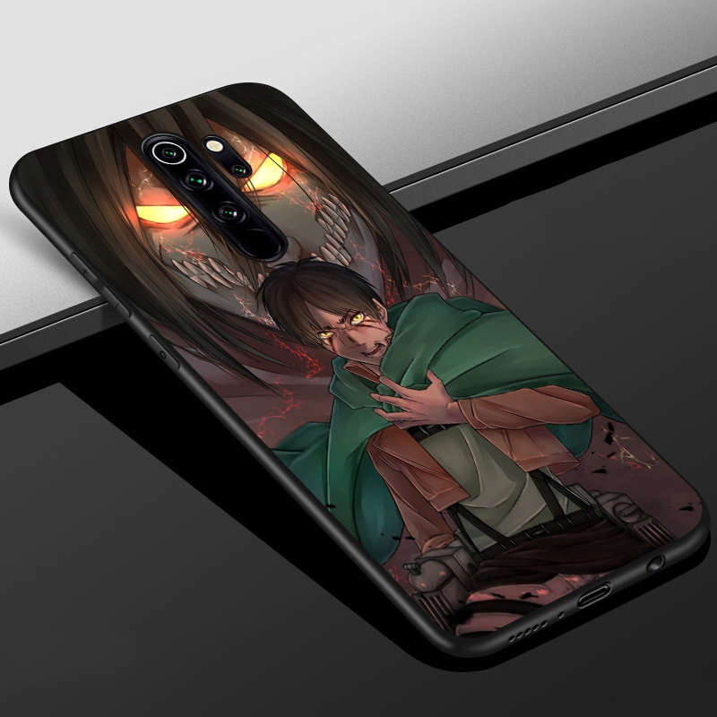 Ốp Lưng Tpu Họa Tiết Hoạt Hình Attack On Titan Eren Jaeger Thời Trang Cho Xiaomi Redmi 6a 5a 4x Note 5 6 Pro Note 4x