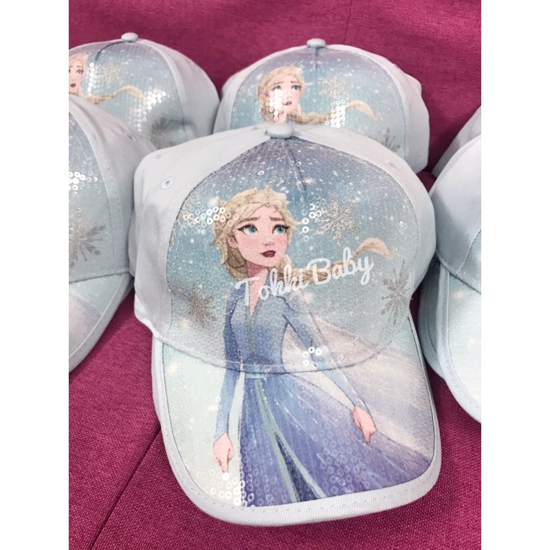 Mũ Elsa xanh cho bé gái