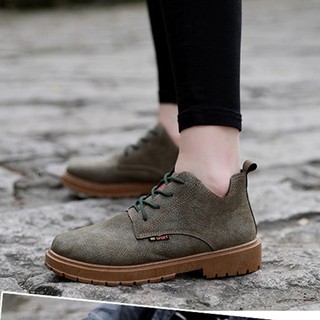 Giày da lộn nữ cá tính siêu chất (0104)