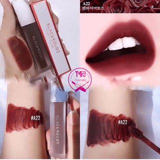 Son Black Rouge Air Fit Velvet A22 - Nâu Ánh Đỏ