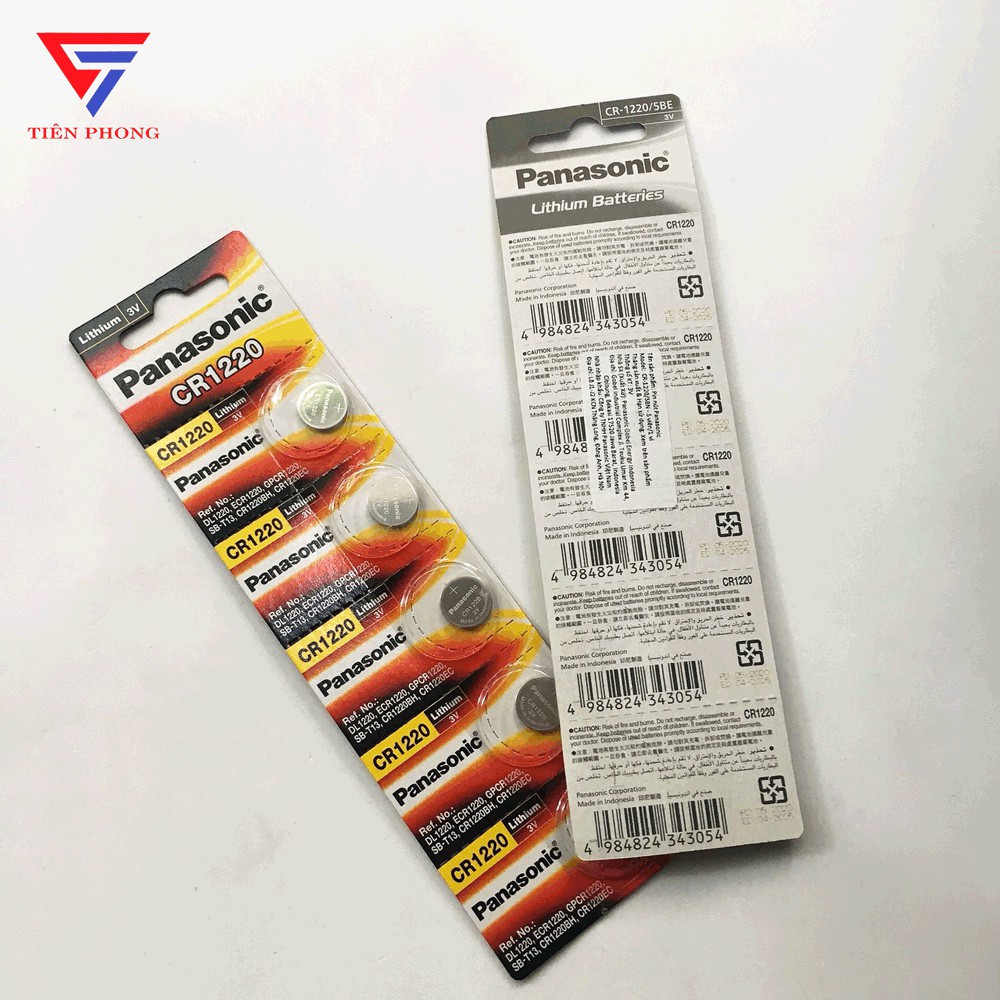 Pin CR1220 Renata, Panasonic, Maxell 1220 Hàng Chính Hãng