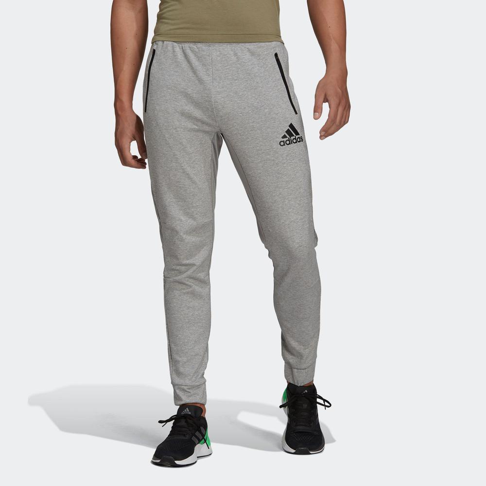 adidas TRAINING AEROREADY Motion Logo Pants Nam Màu xám H28789