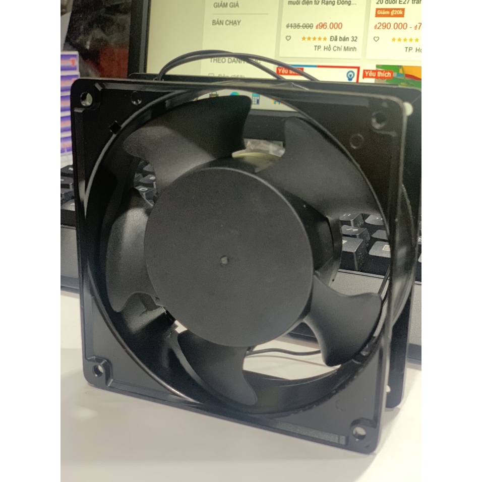 [ CÓ FREESHIP] Quạt thông gió SUNON 220V 12x12