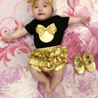Set 4 món bộ Micky bé gái