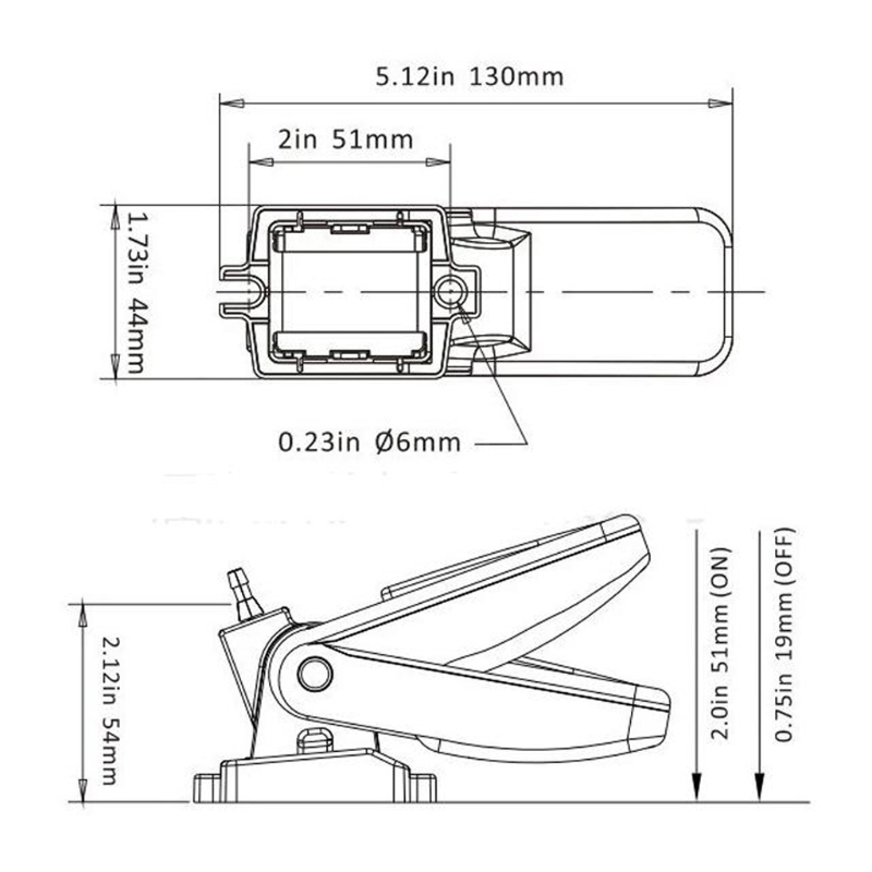 Công tắc phao điện cho máy bơm nước tàu thuyền 12V 24V 32V