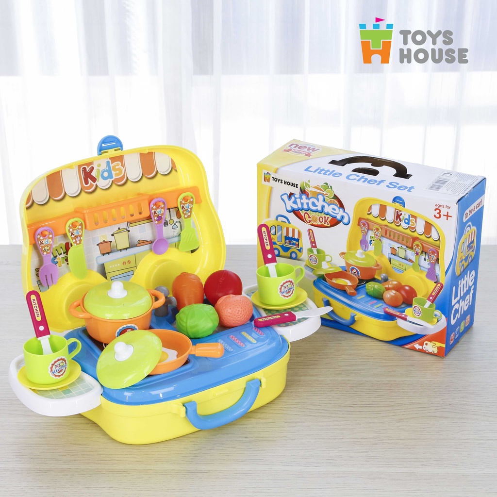 Vali đồ chơi nấu ăn Toyshouse Đồ chơi hướng nghiệp cho bé - hàng chính hãng