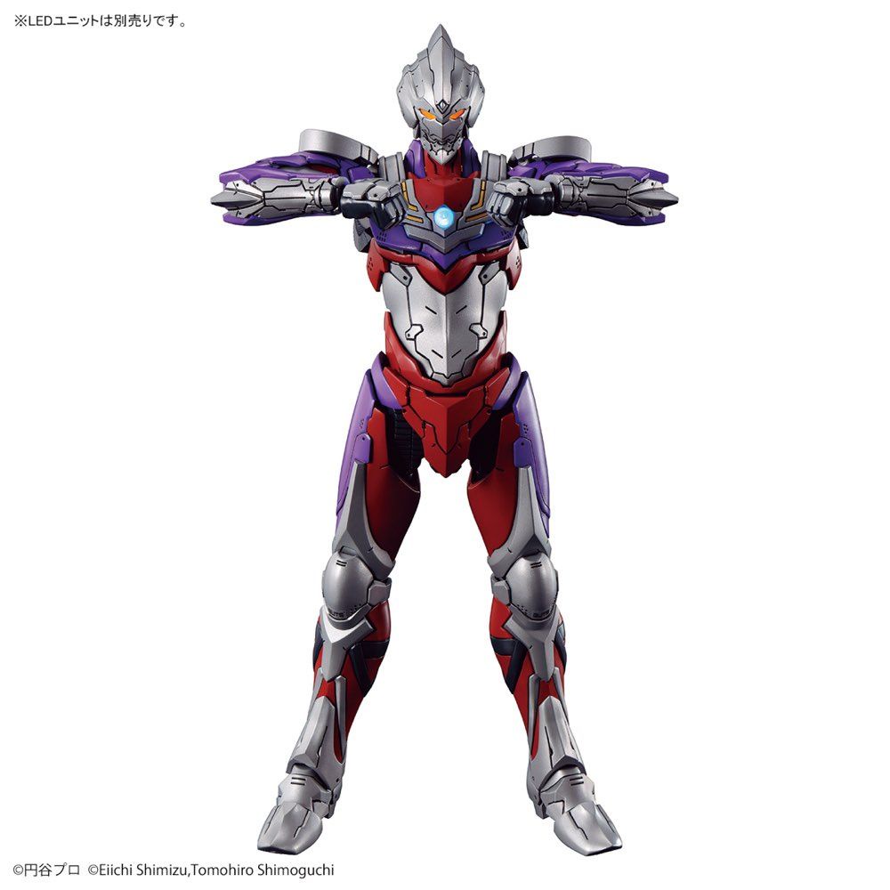 Mô Hình Lắp Ráp Figure-rise Standard Ultraman Suit Tiga Action (tặng kèm action base)