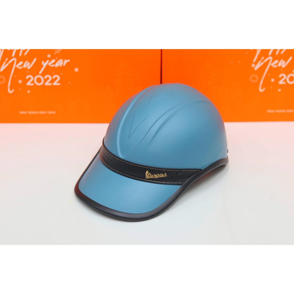 Mũ Bảo Hiểm Lưỡi Trai VESPA Có Lỗ Phía Sau
